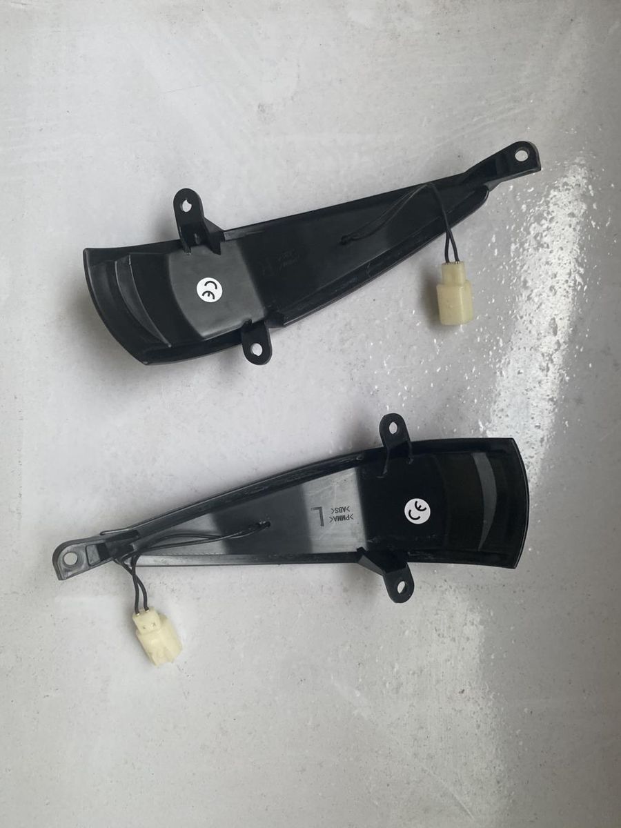 2Pcs Black Dynamic Led Side Wing Mirrors Turn Signal Light Indicator Lamp for Honda Civic MK8 Type-S Type-R Hatchback 2005-2012