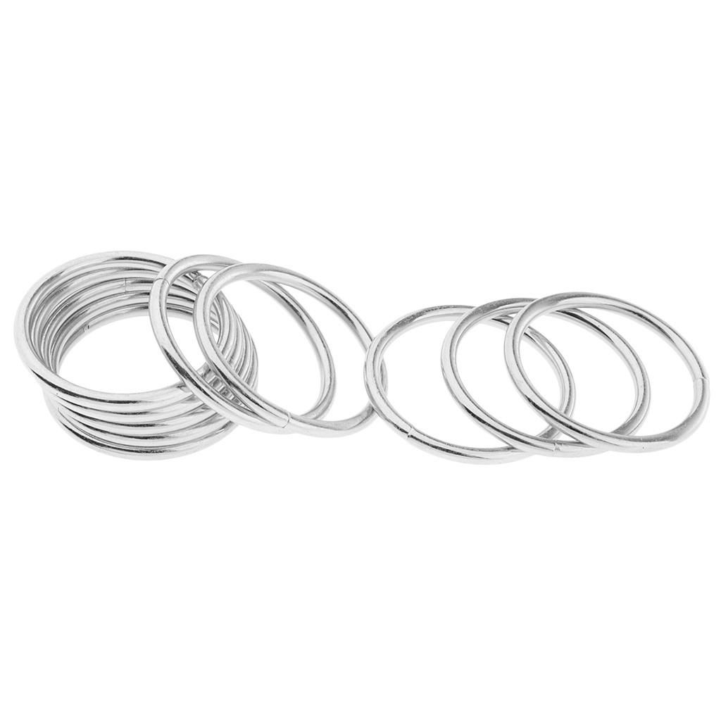 10pcs Welded Iron Metal  Rings Macrame