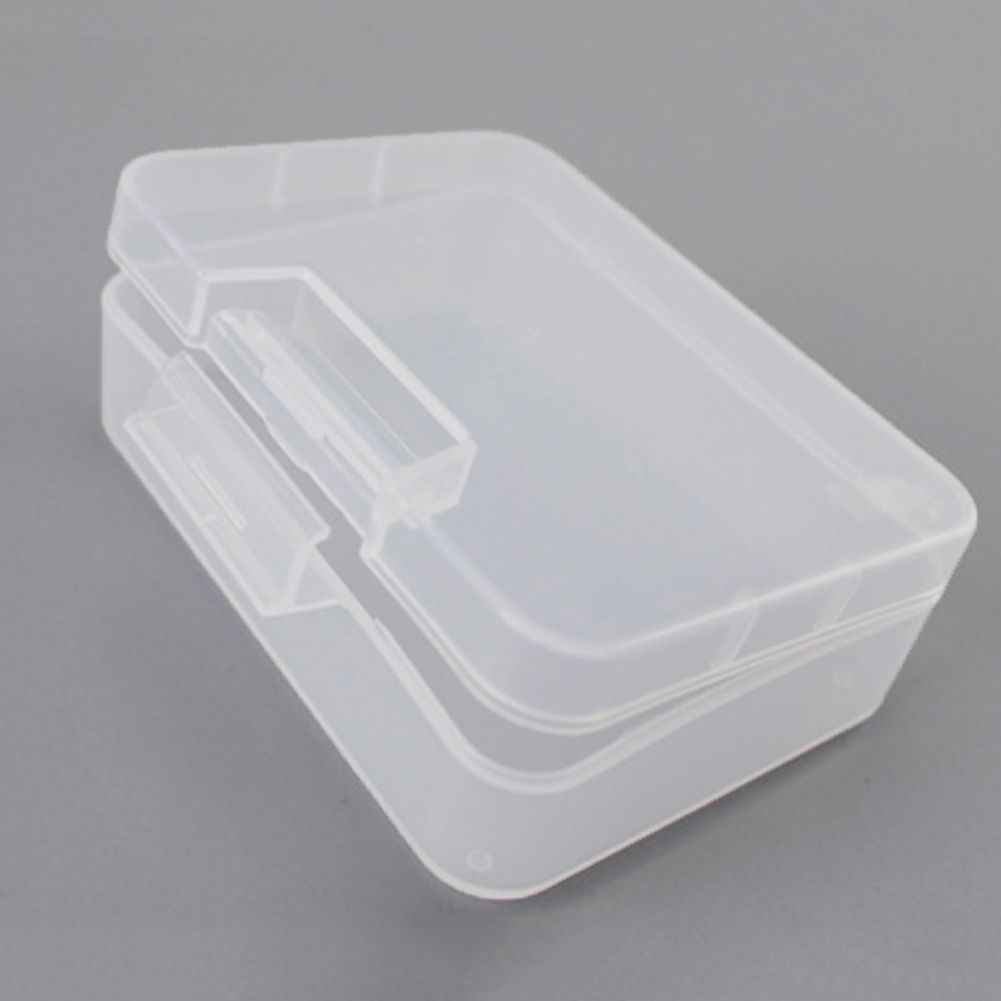 Transparent Parts Box Battery Screw Jewelry Tool Empty Case-