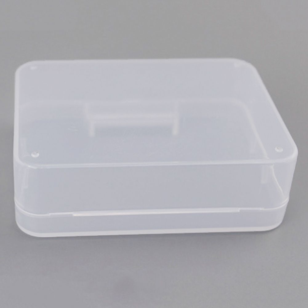 Transparent Parts Box Battery Screw Jewelry Tool Empty Case-