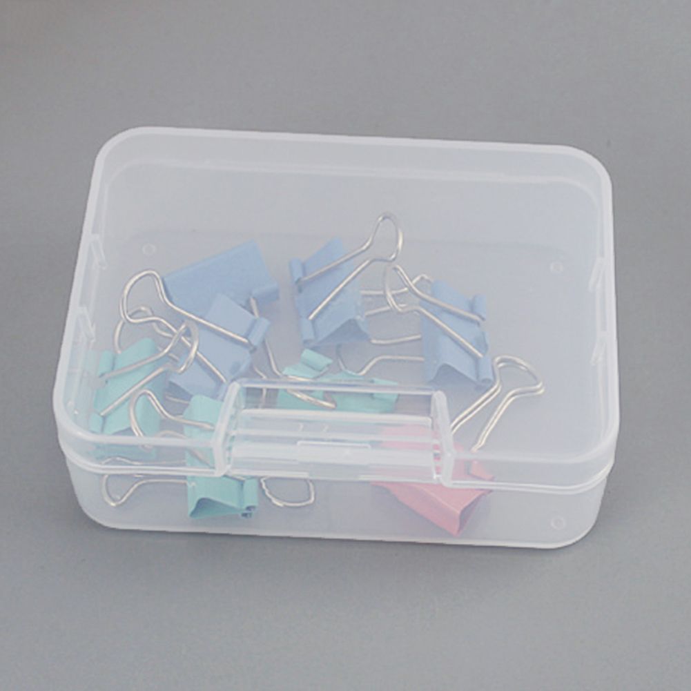 Transparent Parts Box Battery Screw Jewelry Tool Empty Case-