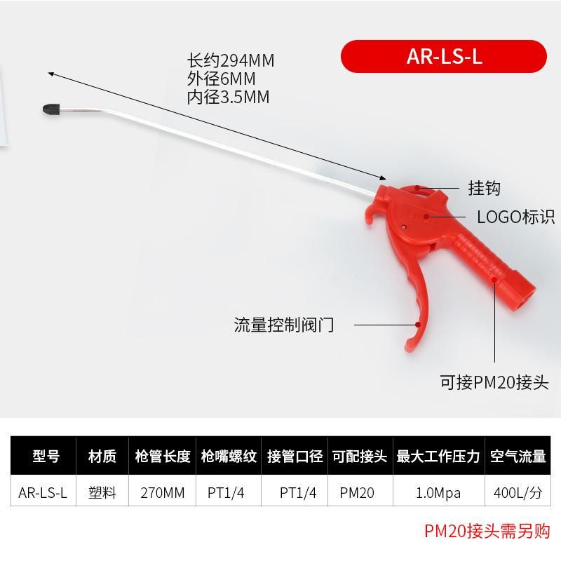 Dust Blowing Gun Air Compressor Blowing Gun Wind Gun Blow Gun High Pressure Air Pressure Grab Dust Blow Grab Air Jet Blow Ash Grab Blow ......