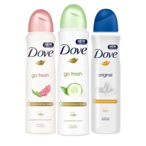 Go Fresh Cucumber Anti-perspirant Deodorant 250ml 3 Pcs