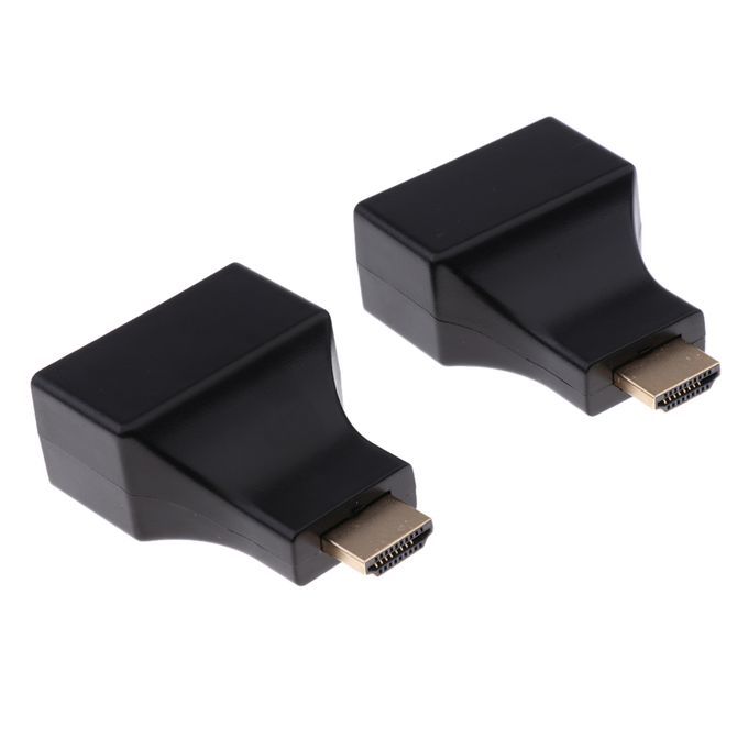 Splitter Adapter 1 HDMI To 2 RJ45 Adapter Ethernet Cable Network