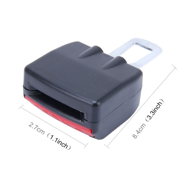 2 PCS RS-01 Universal Car Seat Belt Extension Buckle