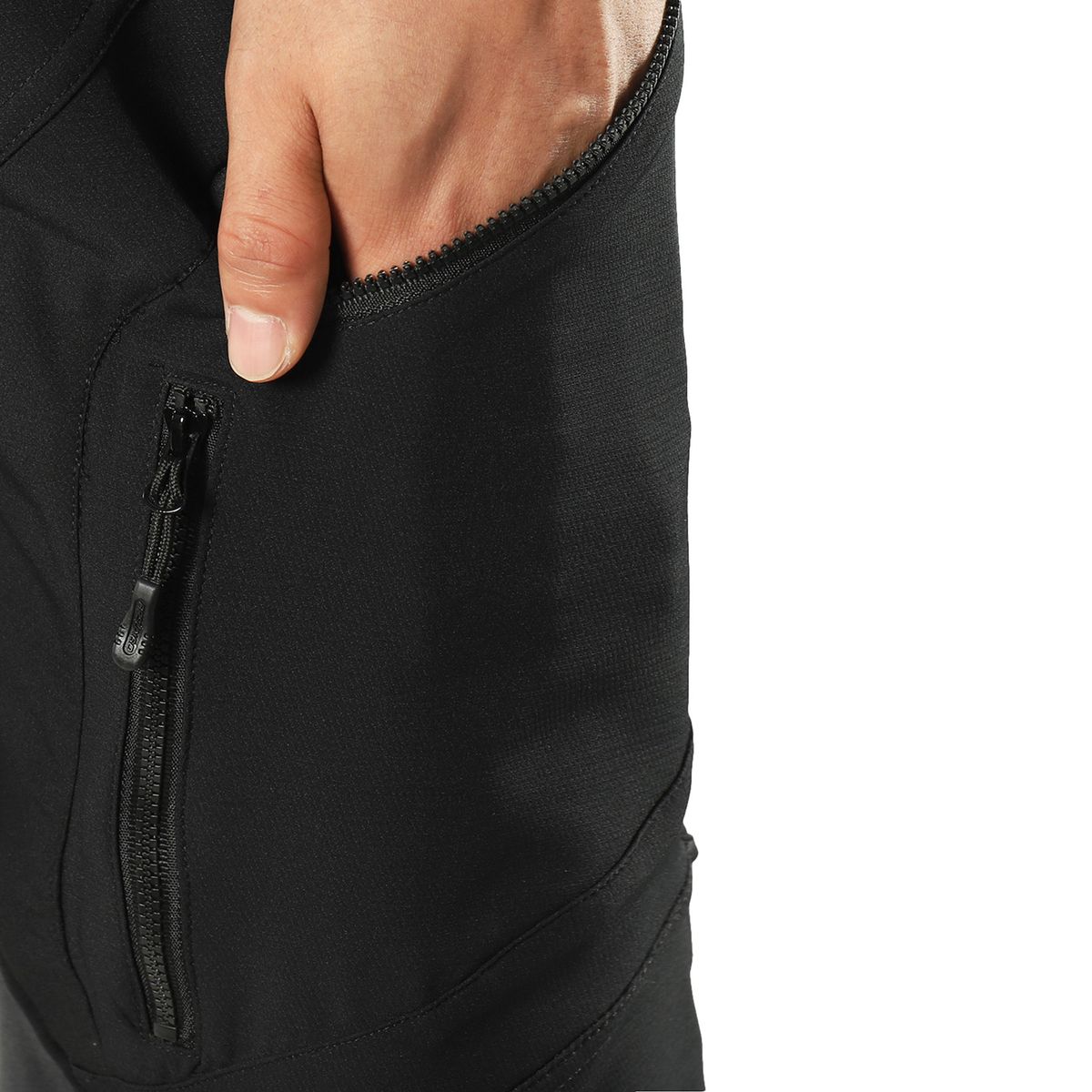 Men's Detachable Padded Bike Shorts With Pockets Breathable