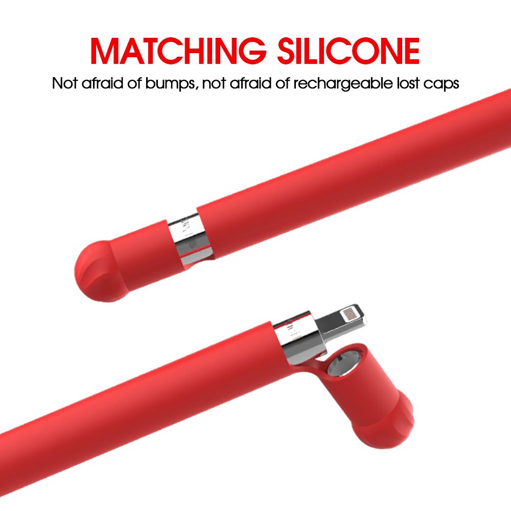 Silicone Sleeve Cap Tip Cover Holder Tablet Ipod Touch Pen