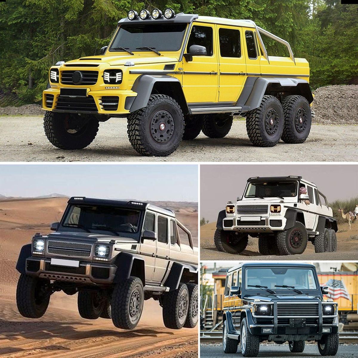 1pc LED Rectangular Headlight Projector 7x6 5x7 inch Sealed Beam Replacement Hi/Lo Beam DRL Headlamp Bulb Replacement for Wrangler