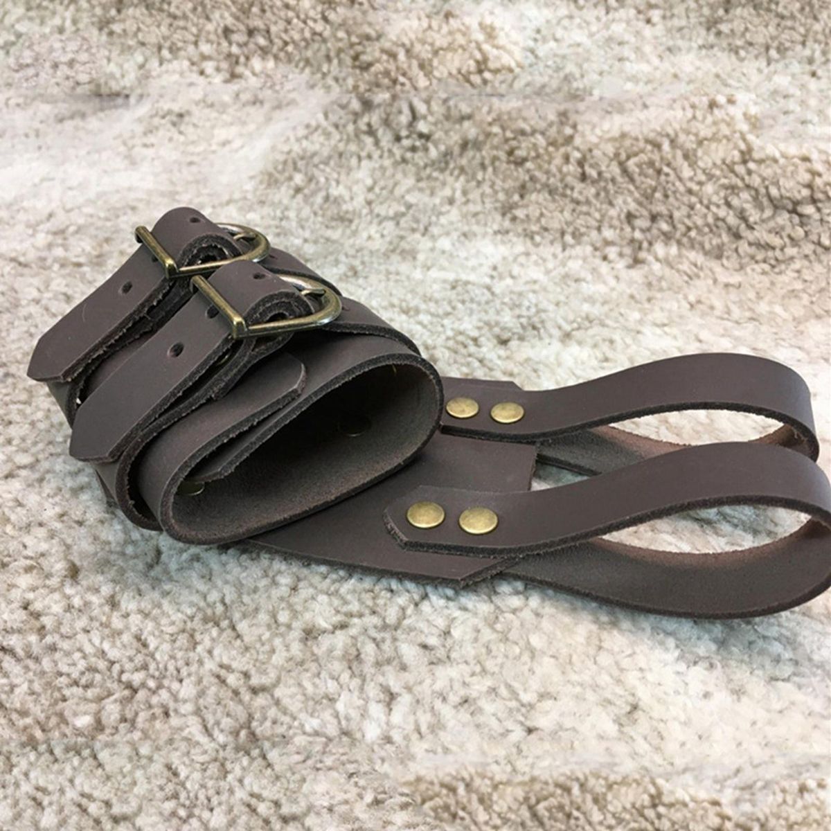 Belt  Sheath Court Costume Knight For Cosplay Kids Dark Coffee