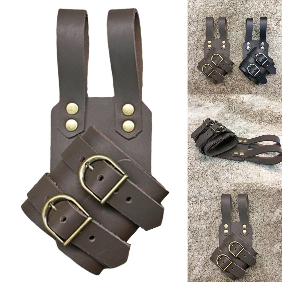Belt  Sheath Court Costume Knight For Cosplay Kids Dark Coffee