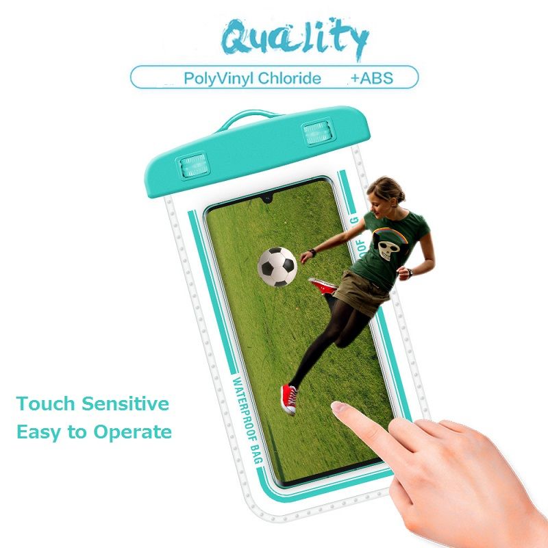 7 Inch Big Screen Phone Waterproof Bag Pvc Clear Phone Case