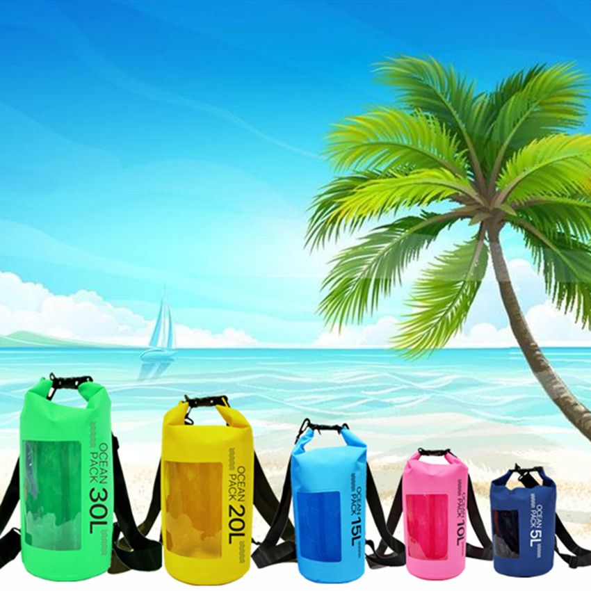 2l 5l 10l 20l 30l Large Capacity Waterproof Swimming Bags