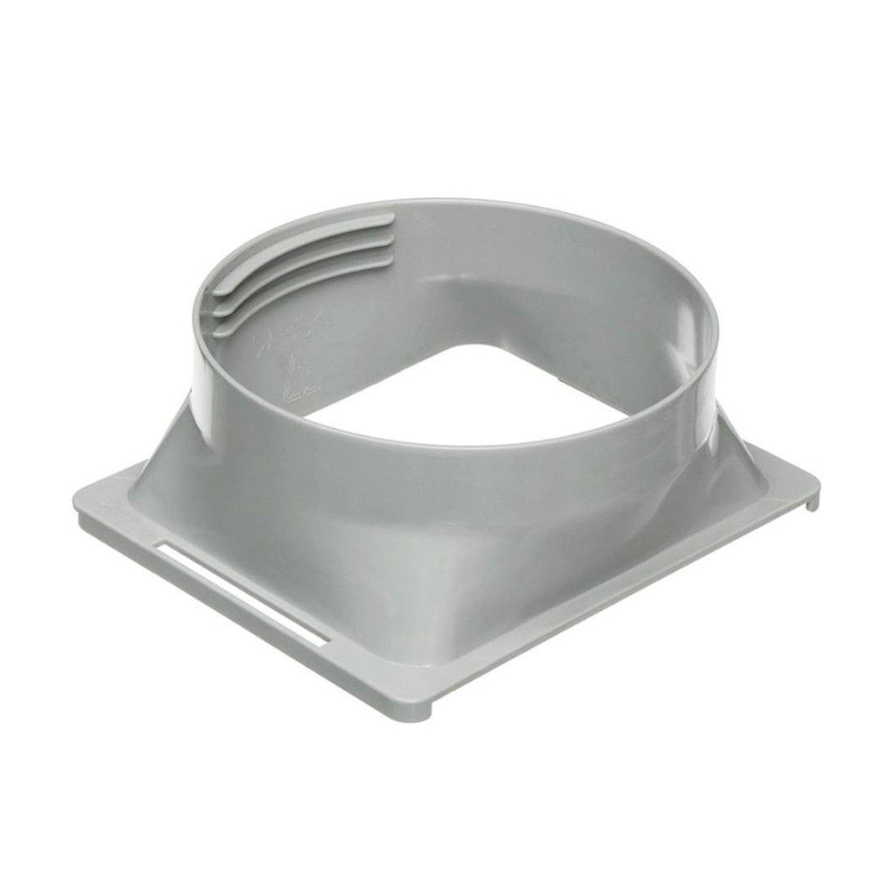 Square Exhaust Hose Interface For 5.91in Diameter Duct