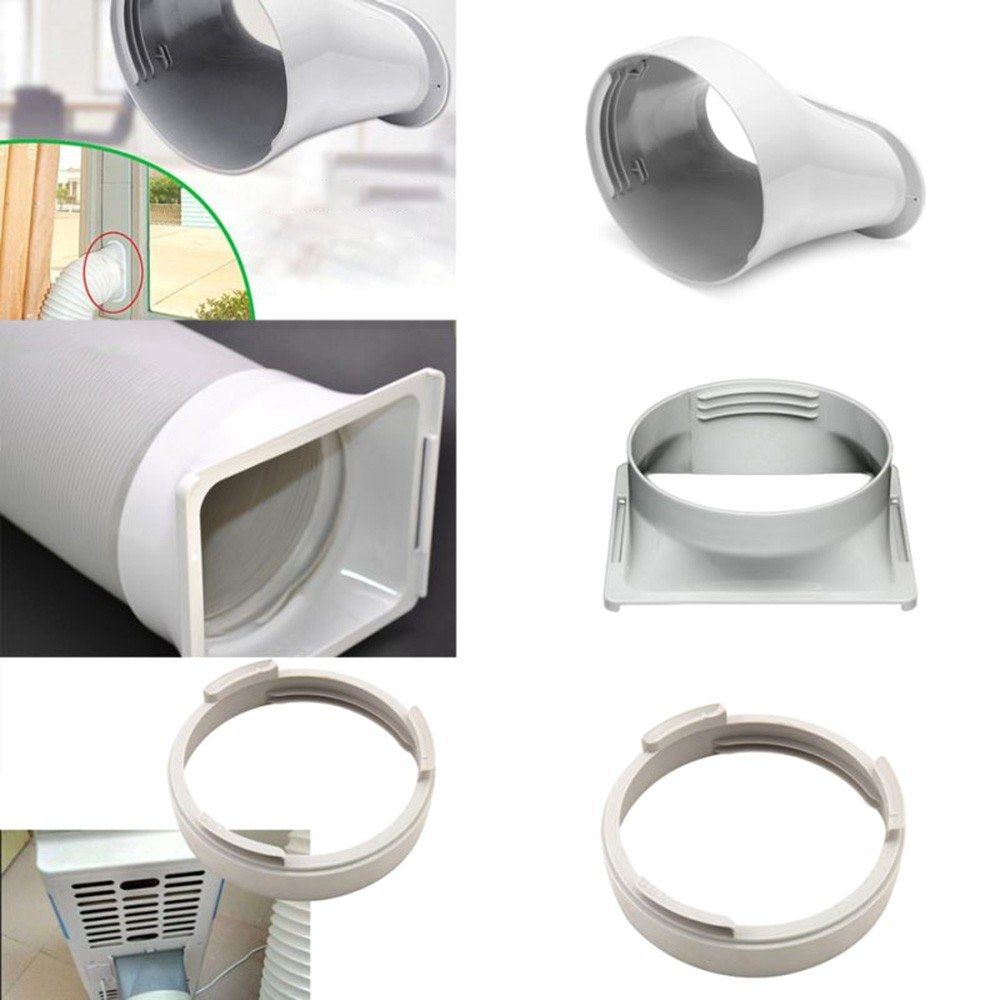 Square Exhaust Hose Interface For 5.91in Diameter Duct