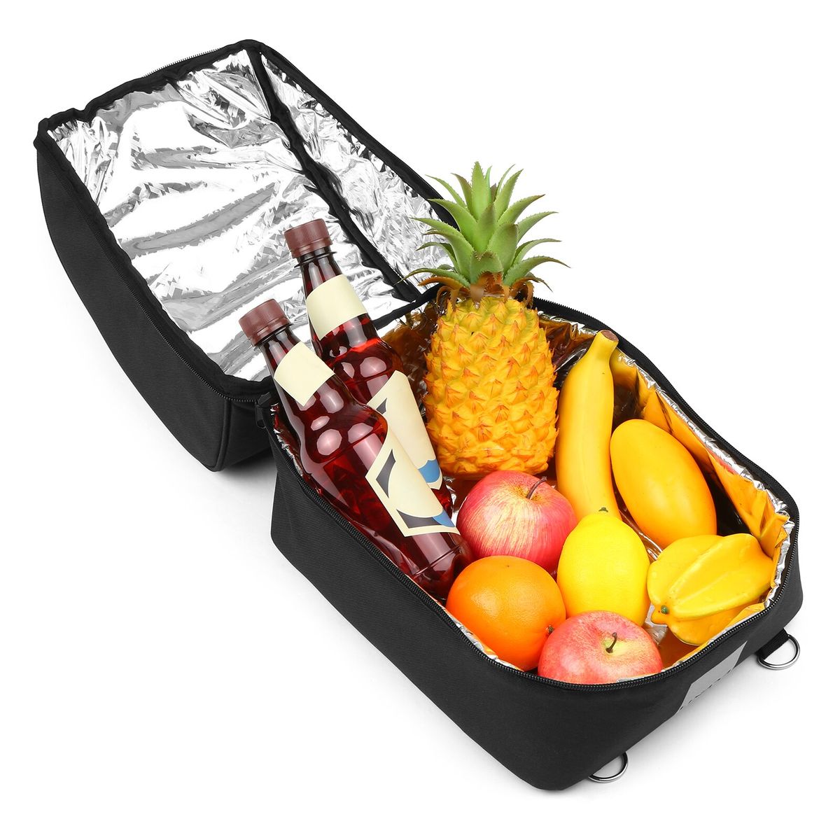 Lixada Insulated Bike Cooler Bag Zip Food Delivery Bike Bag