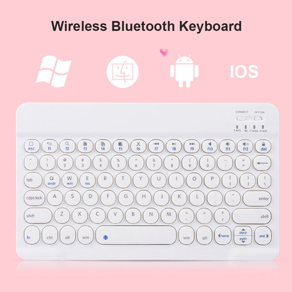 Portable Bluetooth 3.0 Keyboard Rechargeable Slim Keyboards