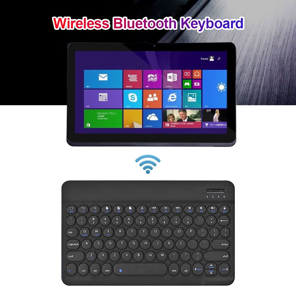 Portable Bluetooth 3.0 Keyboard Rechargeable Slim Keyboards