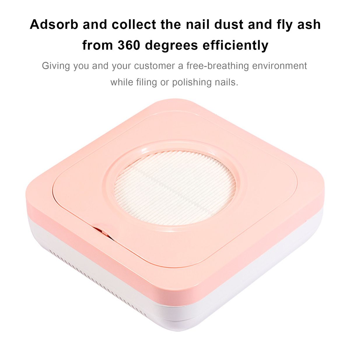 Nail Dust Collector Machine 80W Nail Dust Machine Filter Fan