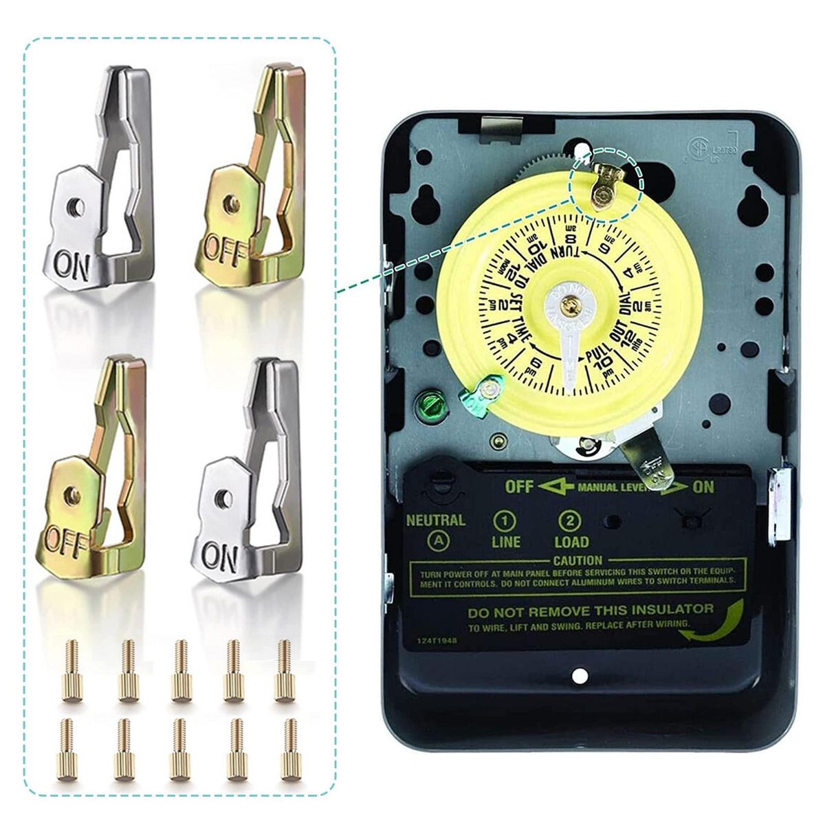 Time Switch Replacement Time Switch Replacement Kit Gold and Silver