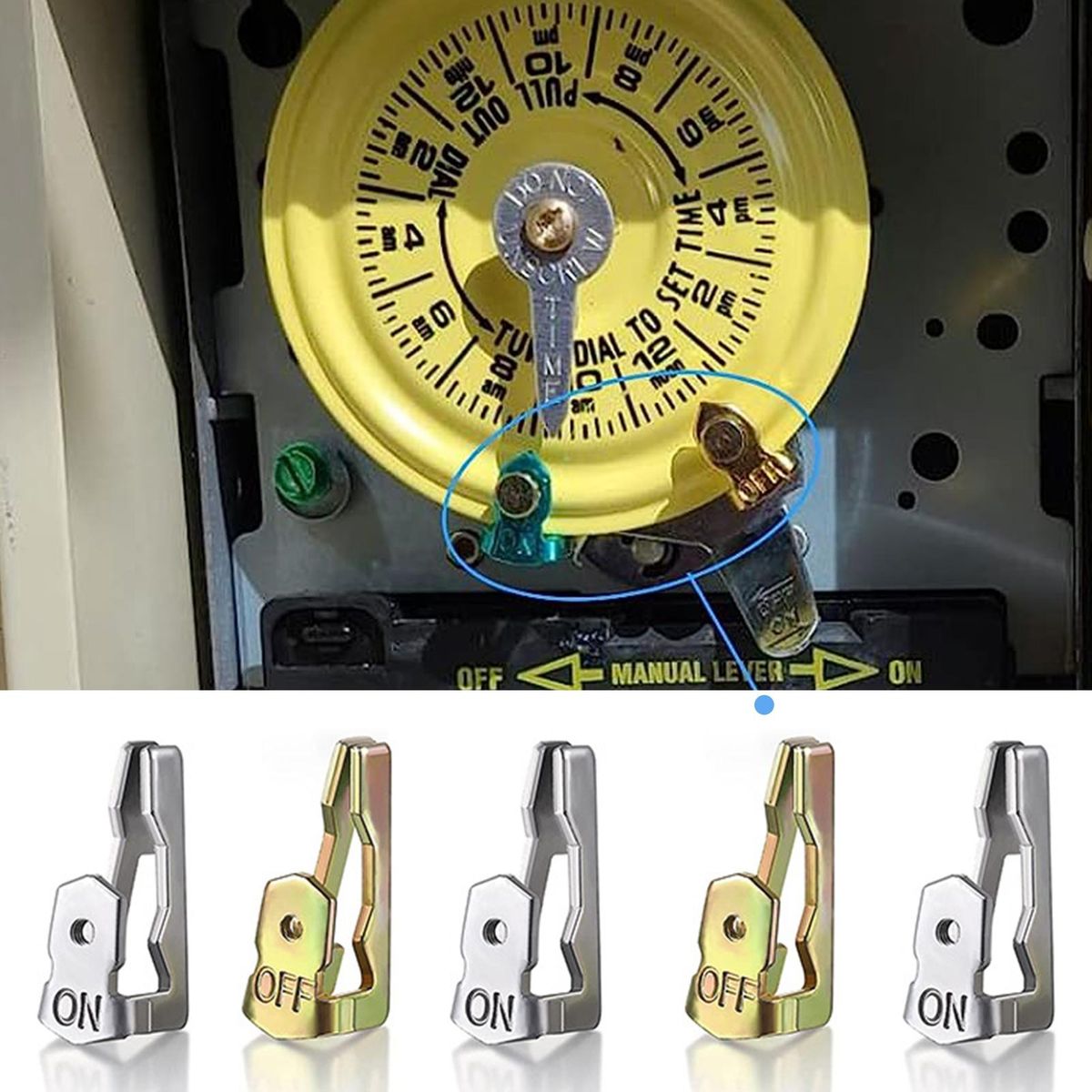 Time Switch Replacement Time Switch Replacement Kit Gold and Silver
