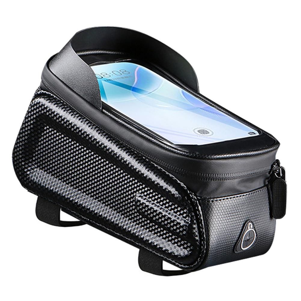 Bike Bicycle Front Tube Bag 6.5 Inch Touch Screen Phone Bag