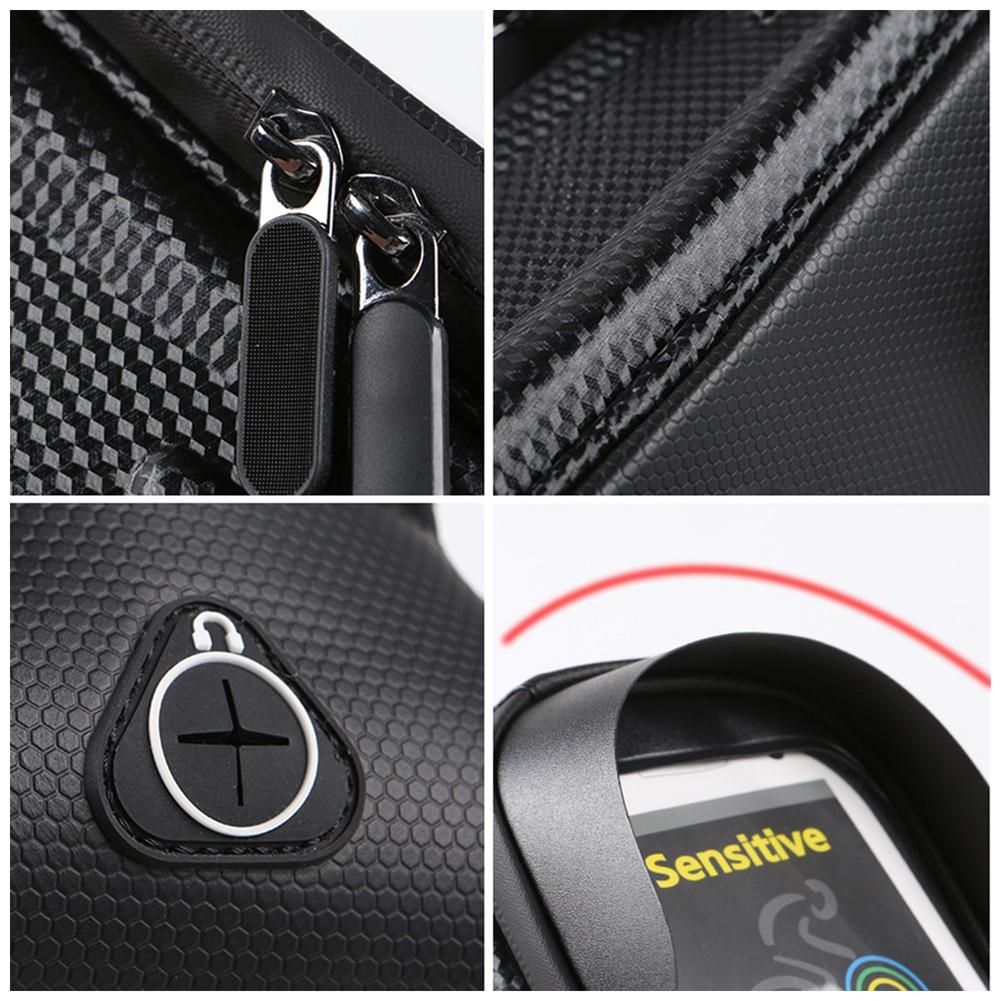 Bike Bicycle Front Tube Bag 6.5 Inch Touch Screen Phone Bag