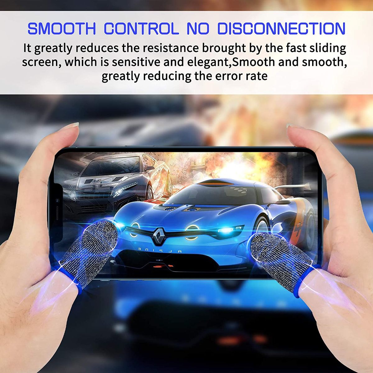 Game Controller Thumb Sleeves Finger Sleeve Sets For Gaming