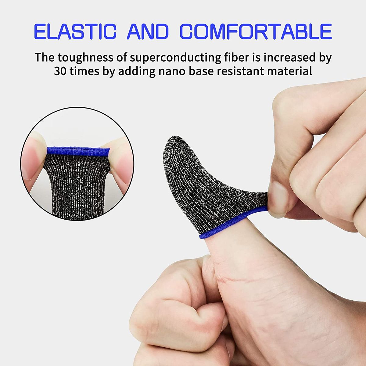 Game Controller Thumb Sleeves Finger Sleeve Sets For Gaming