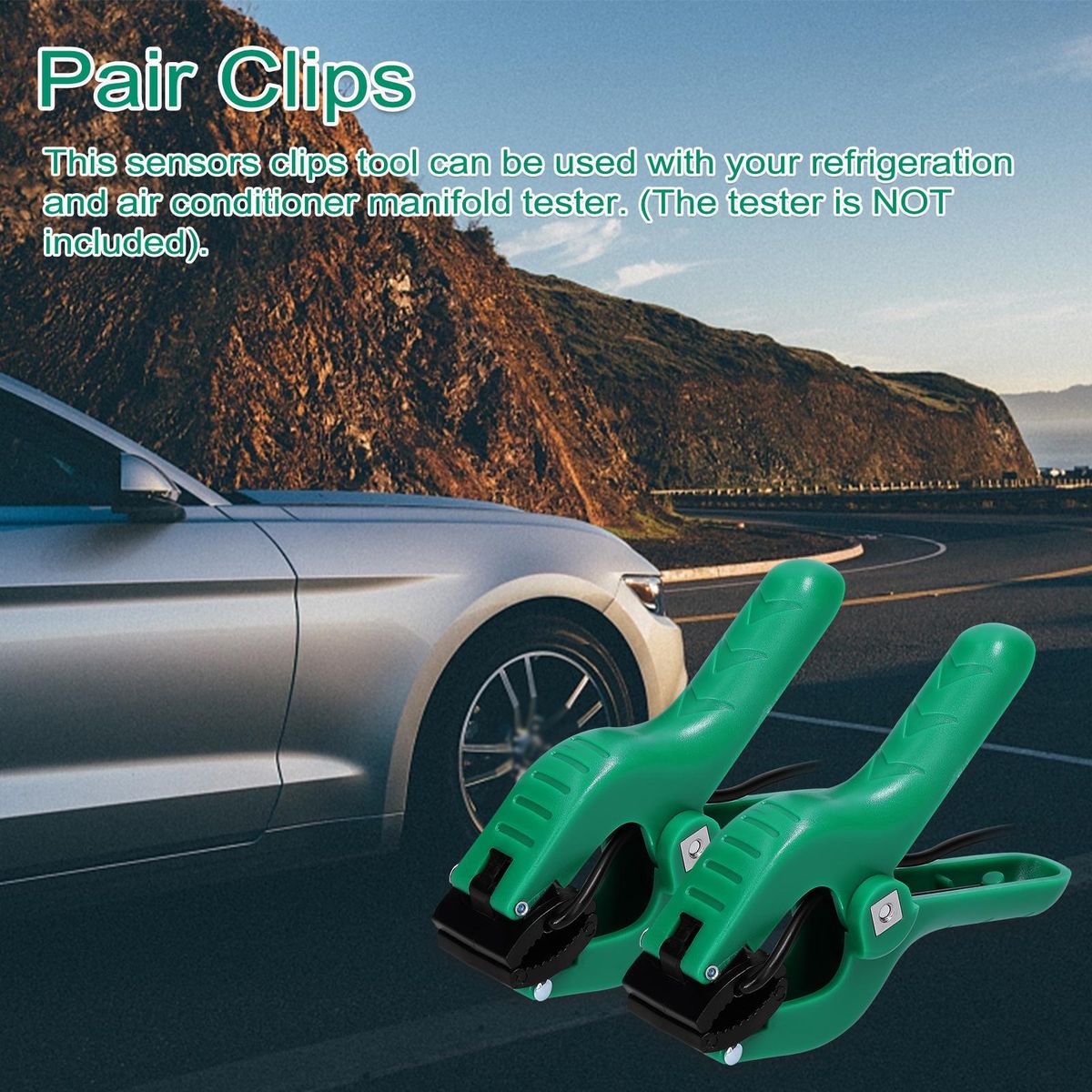 Handheld Sensors Clips Tools Inspection Temperature Refrigeration Air Conditioner Meter Accessory Clipping Clips with Storage Bag