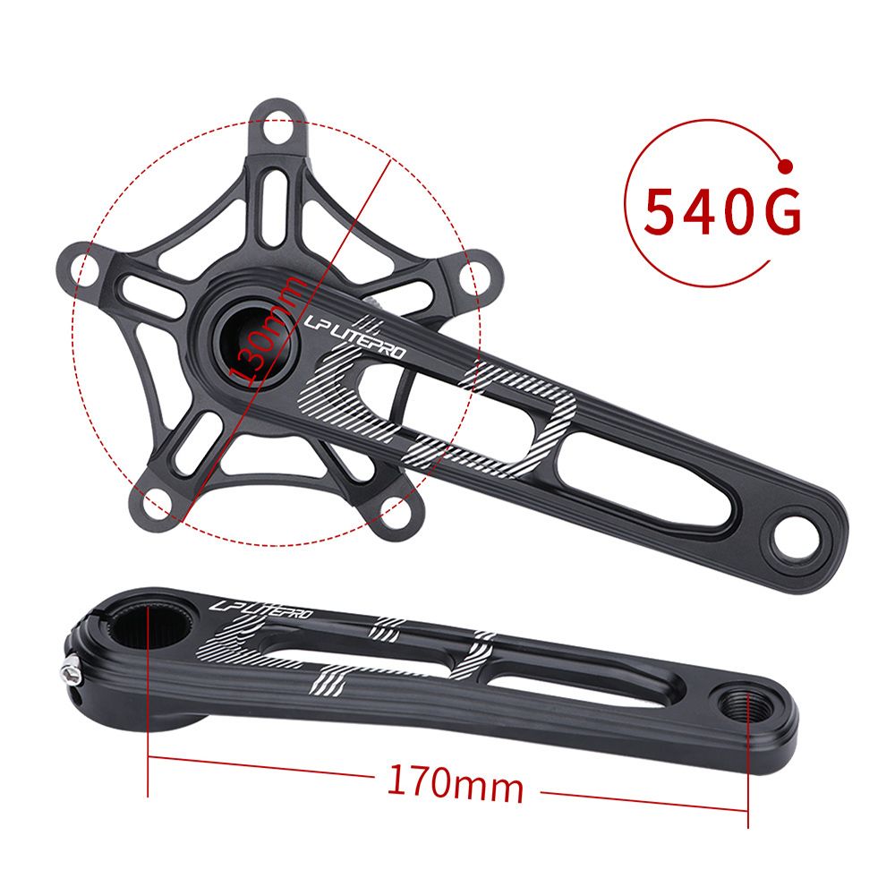 53T/56T/58T Bike Chainring Crank Arm Set For Folding