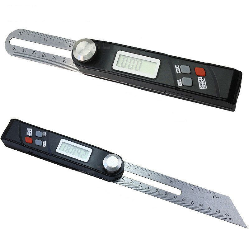 Stainless Steel 360 Degree Gauge Digital Protractor T Bevel