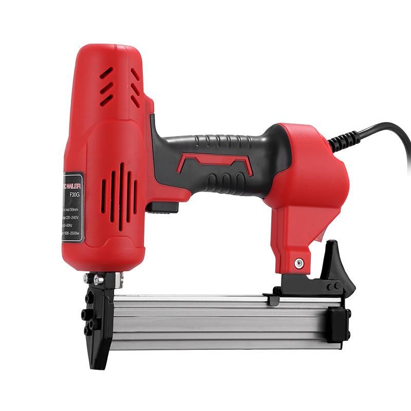 2600W 220V Electric Nail Woodworking Tools Electrical Tacker Straight Staple for Furniture Nailing Stapler Shooter