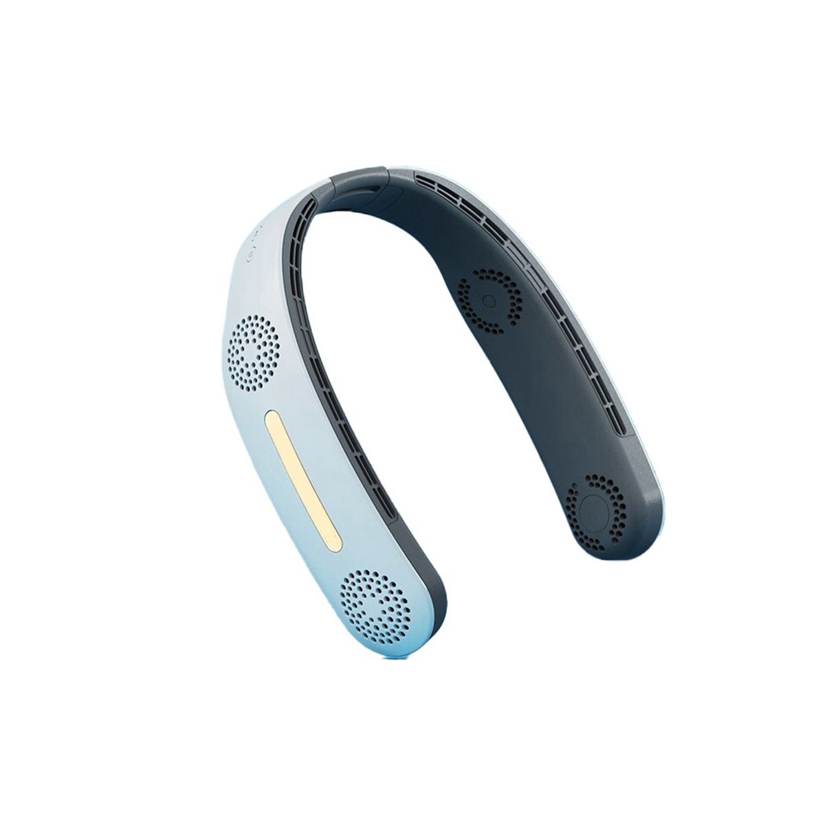 Neck Fan 4 Turbo 2400MAh Portable Ventilator less Cooling Silent Fan USB Rechargeable Wearable Neckband Fan