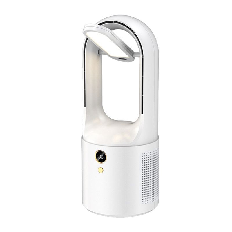 Bladeless Electric Fan 6-Speed Wind 2000MAh White