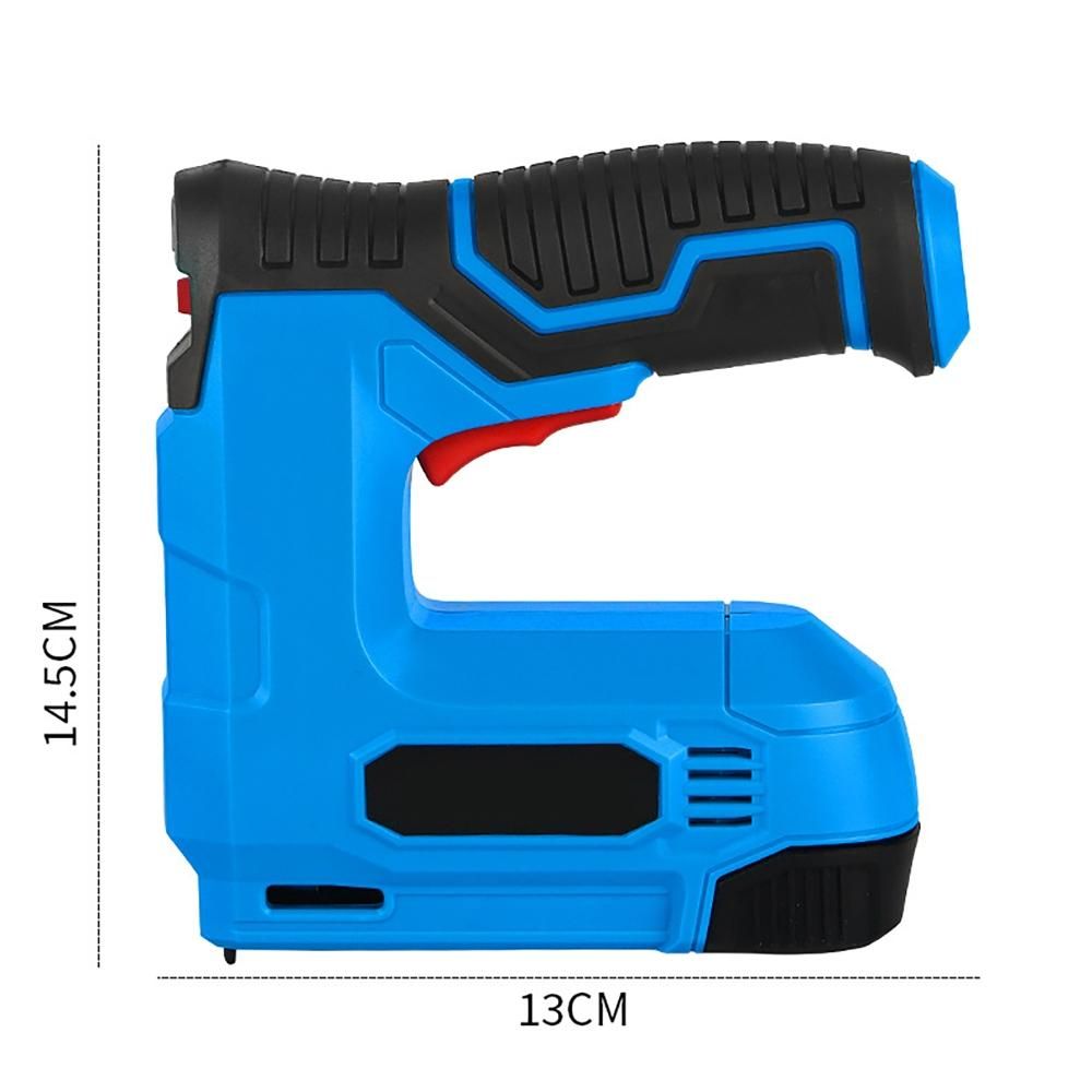 Electric Nail Stapler with 10mAh Lithium Battery USB Rechargeable Staple Furniture Wood Frame DIY Tool