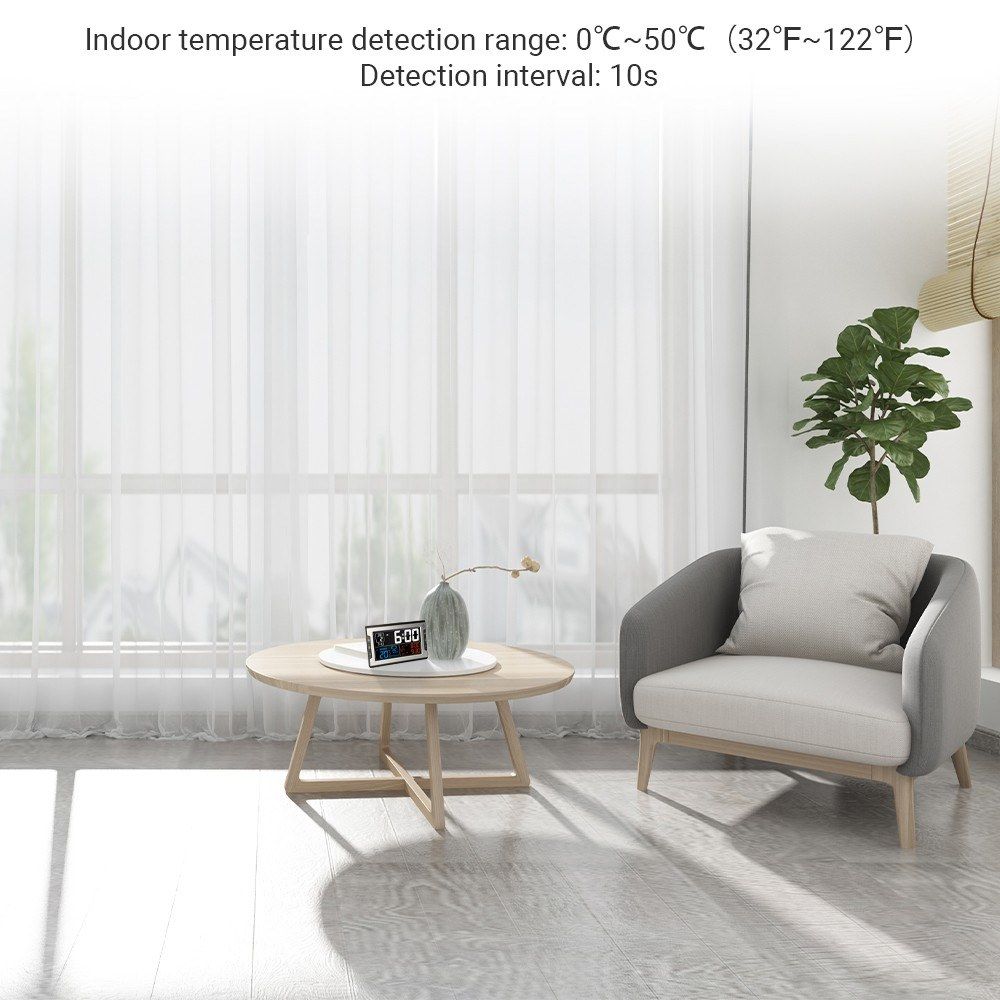Digital Multifunctional Clock With Indoor Temperature