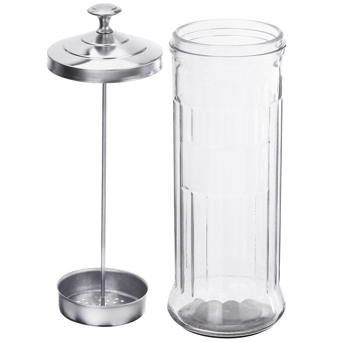1000ml/1500ml Empty Glass Sanitizing Sterilizing Disinfectant Jar For Barber Shear Combs Tools 1500ml