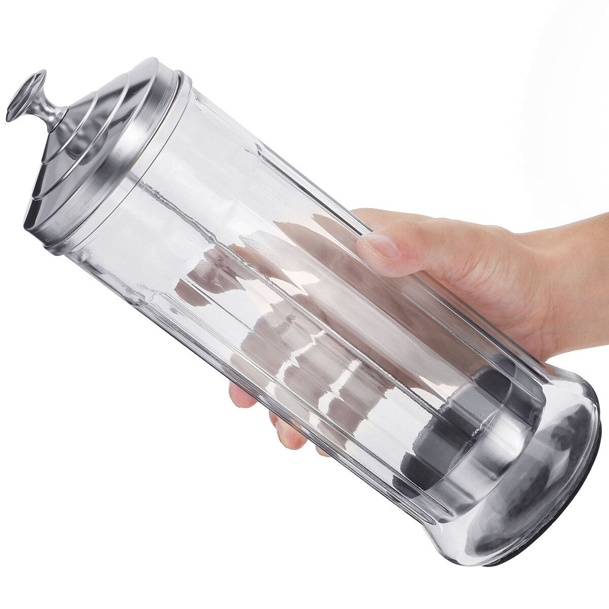1000ml/1500ml Empty Glass Sanitizing Sterilizing Disinfectant Jar For Barber Shear Combs Tools 1500ml