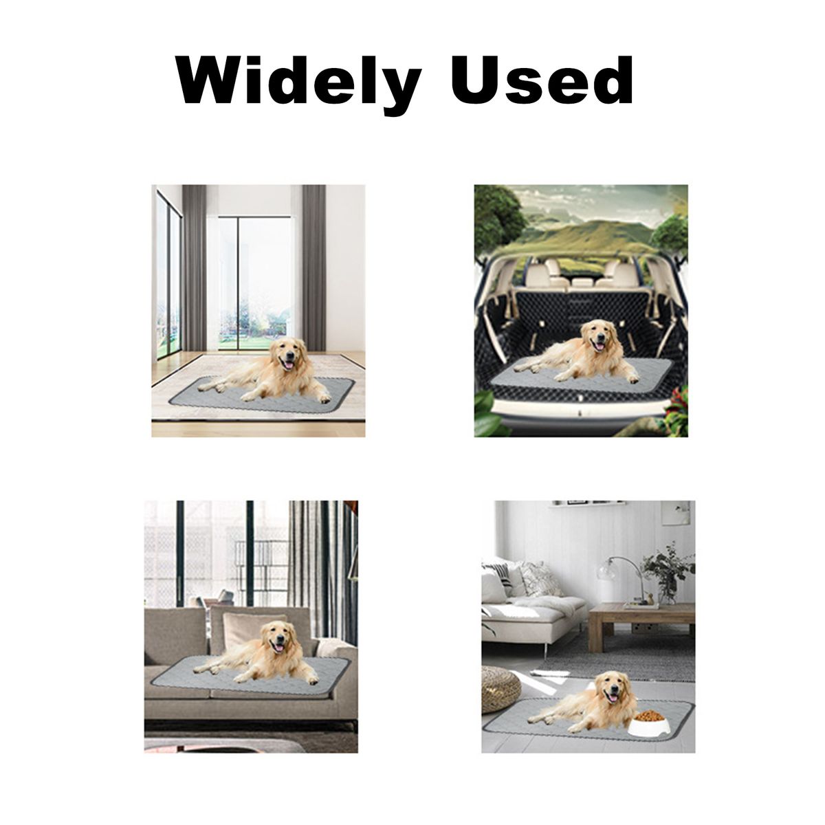 Washable Dog Pee Pads Reusable Puppy Pee Pads Non Slip Dog