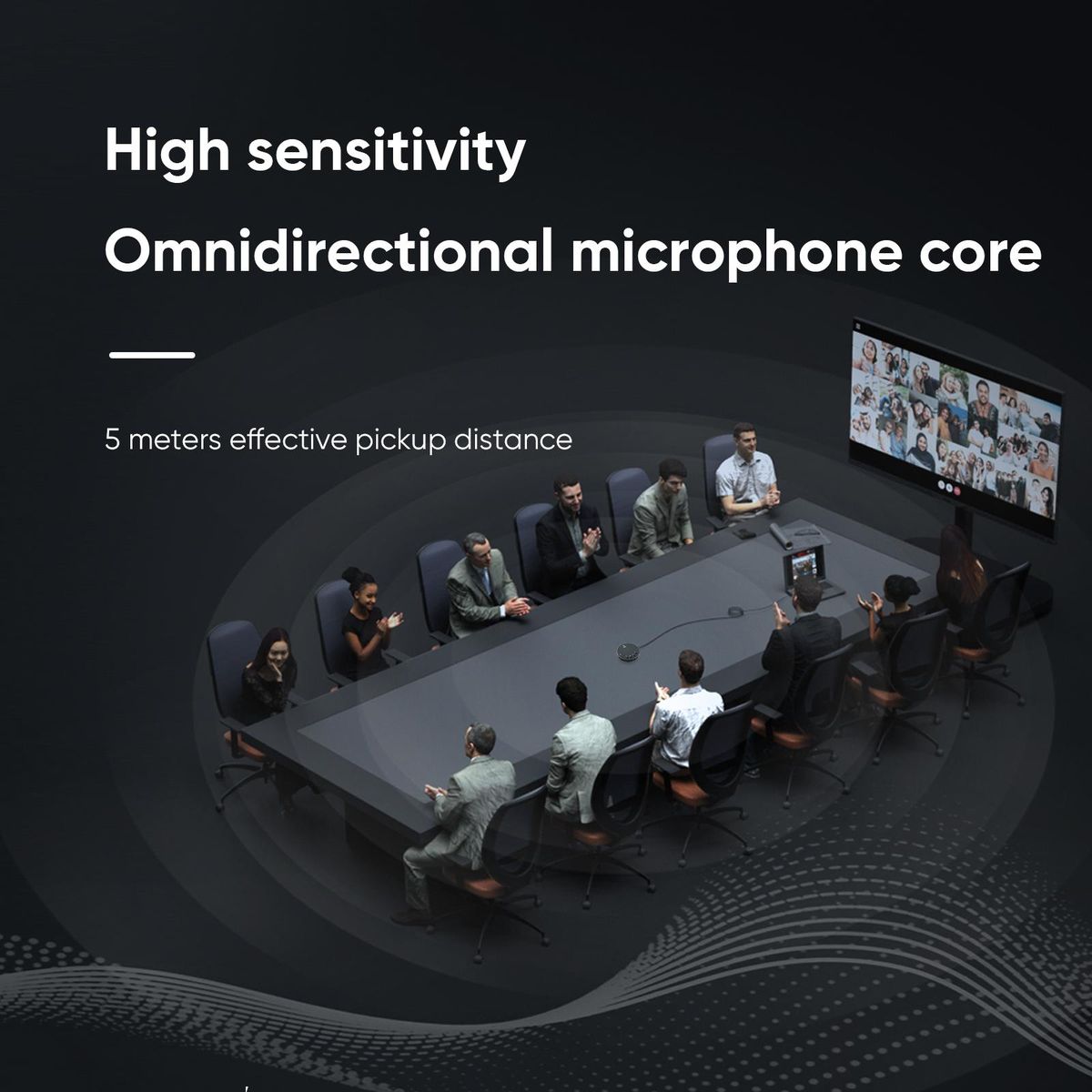 Desktop USB Conference Speakerphone BT Microphone 360° Omnidirectional Condenser Plug & Play PC Computer Mic with Speaker Mute/Volume Function Compatible with Windows Mac for PC Laptop Video Conference Recording Chatting Gam