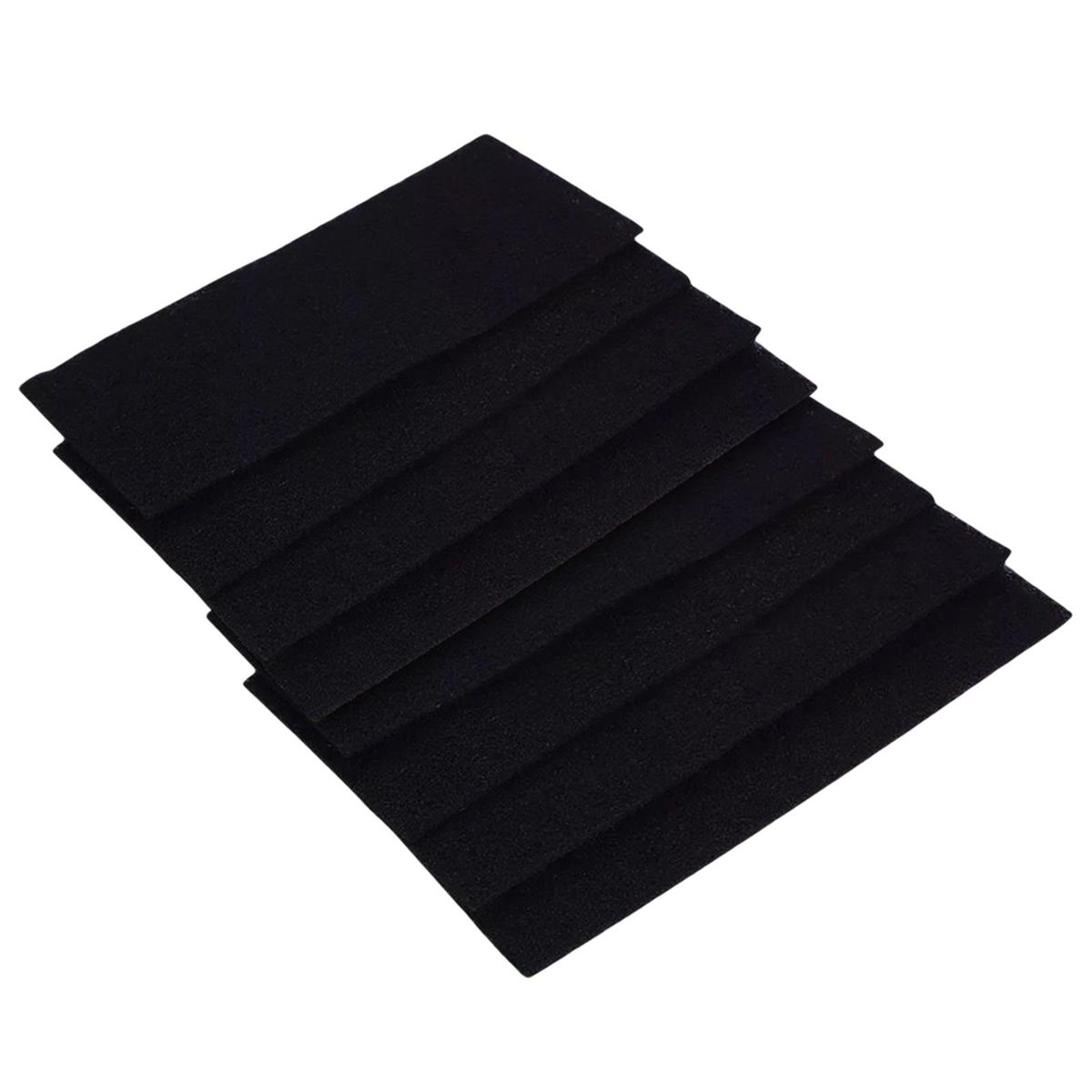 8Pcs Air Cleaner Sponge Tear-resistant Carbon Sponge Black