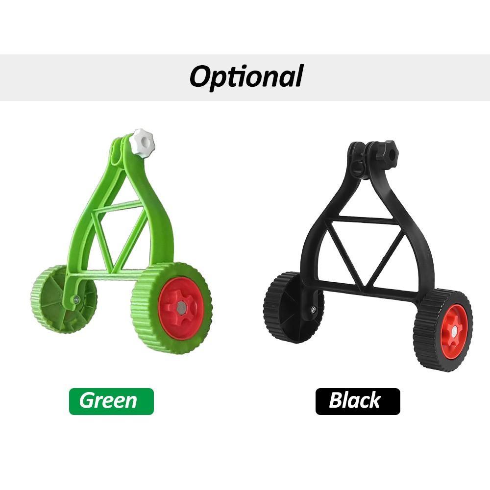 Labor-Saving Auxiliary Wheel of Lithium-Ion Mower Adjustable Support Wheels Set for Cordless Grass Trimmer