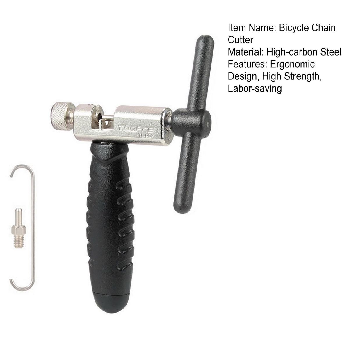 Bike Chain Breaker High Hardness Bicycle Chain Splitter Black