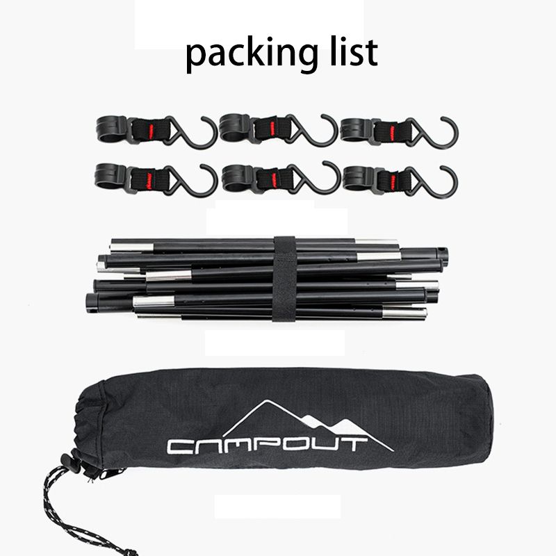 Outdoor Triangle Rack Clothes Hanger Camping Folding