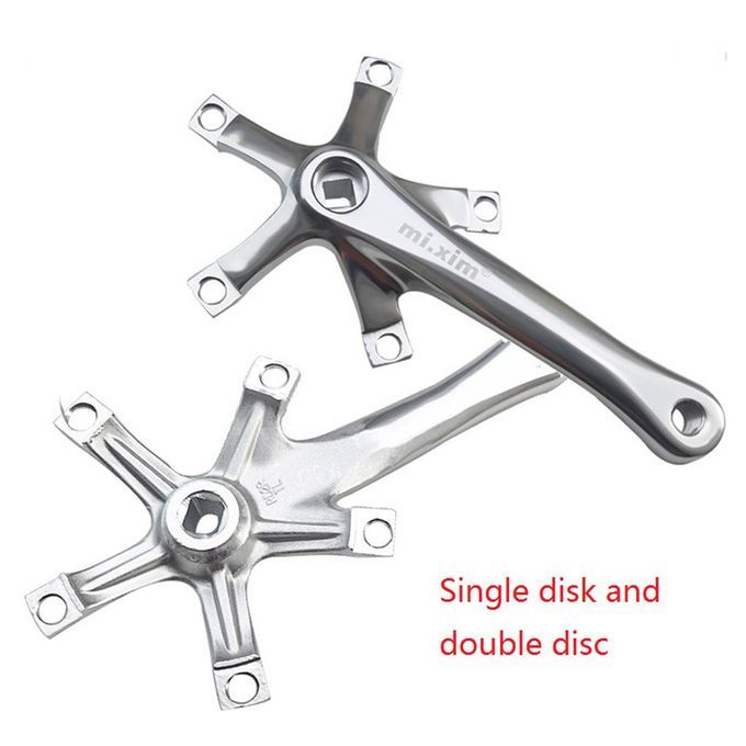 Aluminum Alloy Mountain Bicycle Crankset 165mm BCD With 5 Pairs Bolts