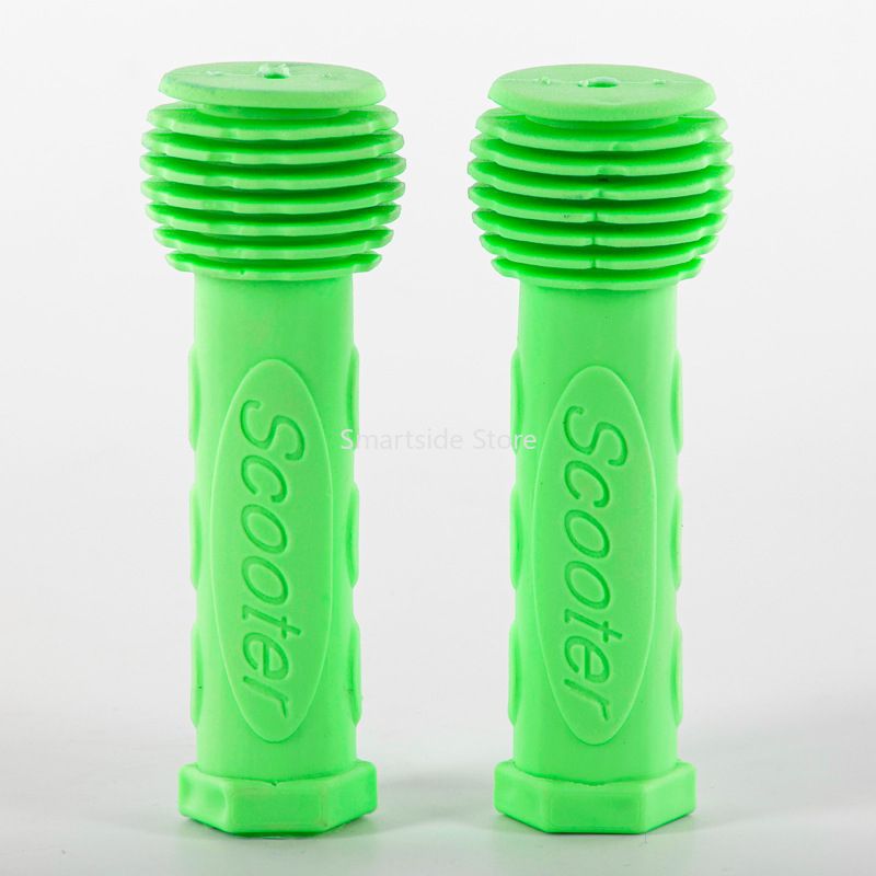 L/XL Rubber Grip Handle Bike Handlebar Grips Cover Anti-skid Bicycle Tricycle Skateboard Scooter For Child Kids Blue Red Pink
