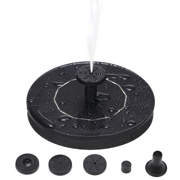 6V 1W Solar Powered Fountain Free Standing Solar DIY