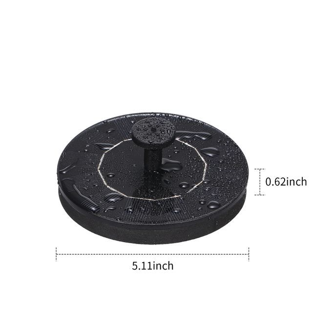 6V 1W Solar Powered Fountain Free Standing Solar DIY