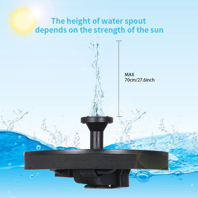 6V 1W Solar Powered Fountain Free Standing Solar DIY