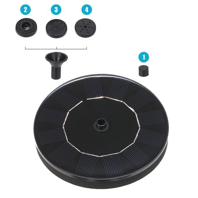 6V 1W Solar Powered Fountain Free Standing Solar DIY